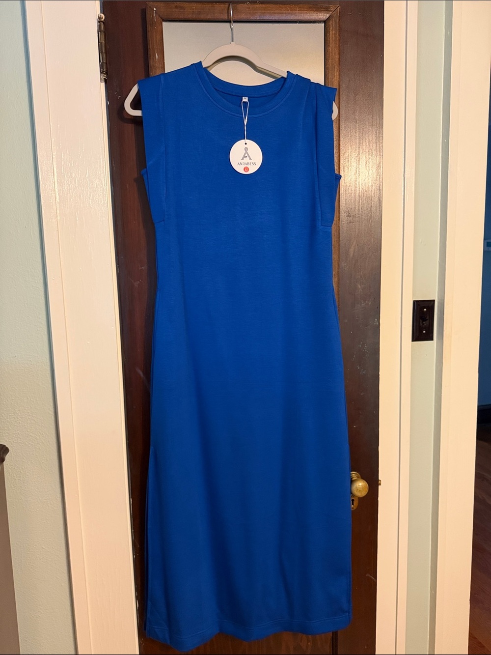 Sleeveless Maxi Dress in Royal Blue